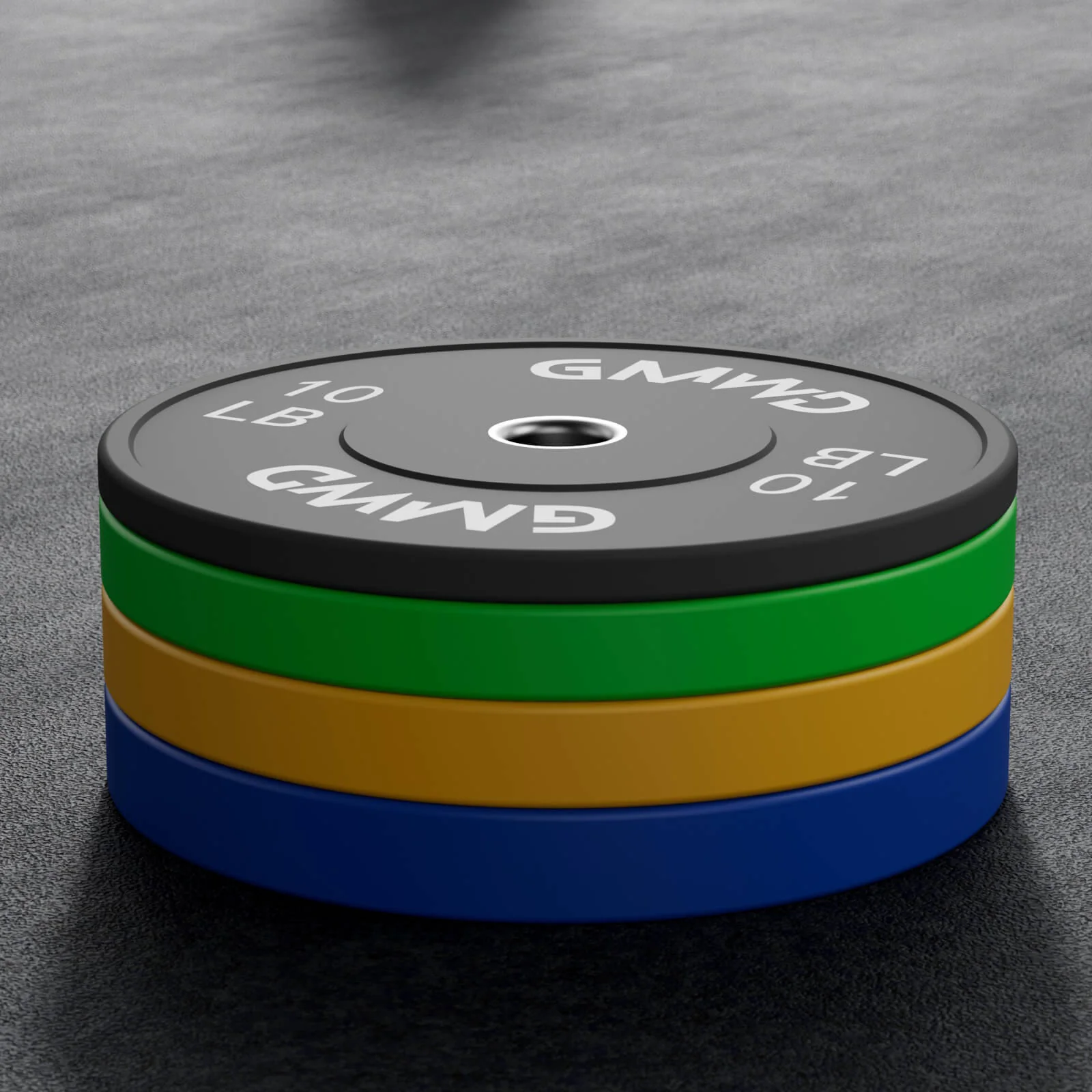 EZ Grip Color Bumper Plates Set 230LBS - Image 12