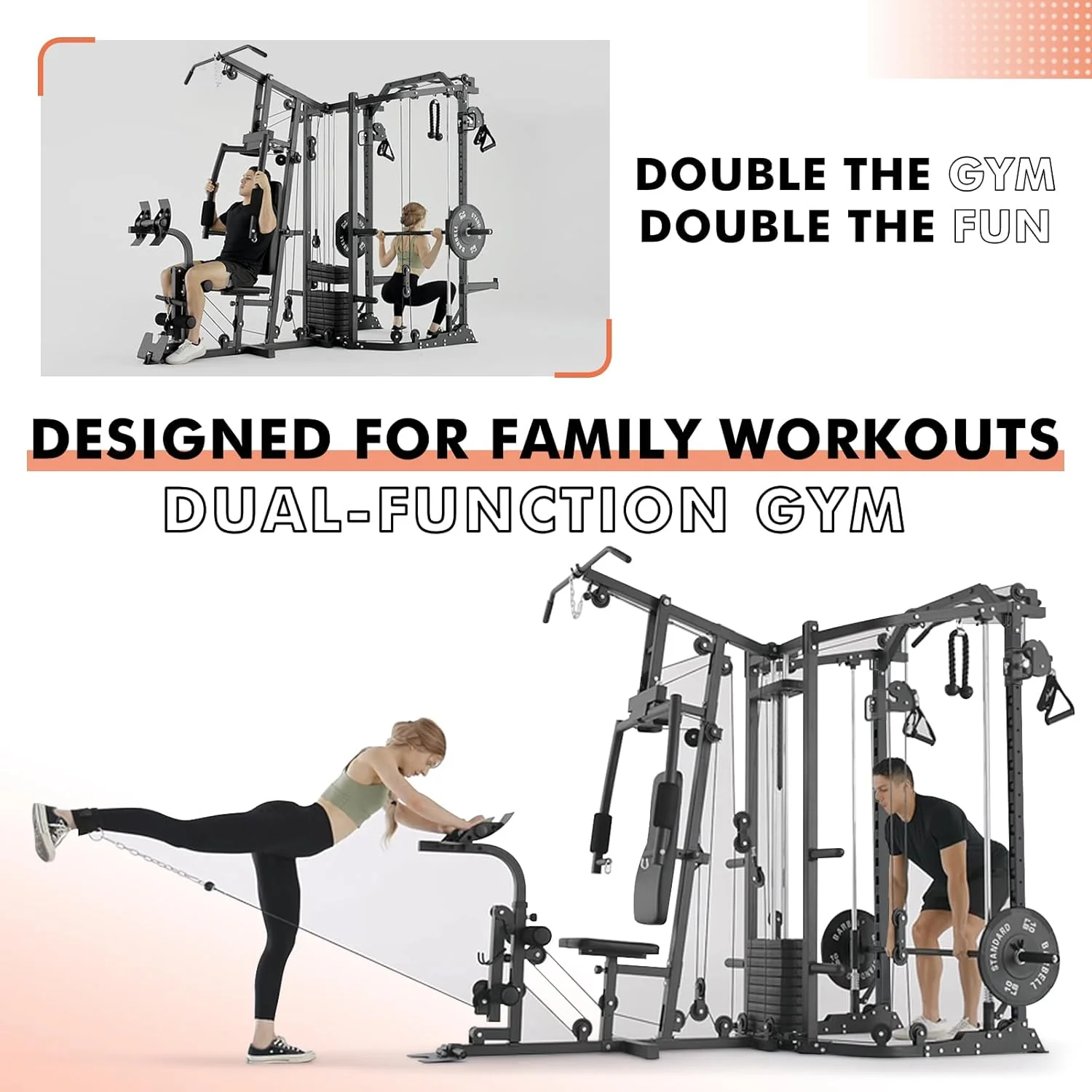 Multi Gym Station Smith Machine HSM - Image 5