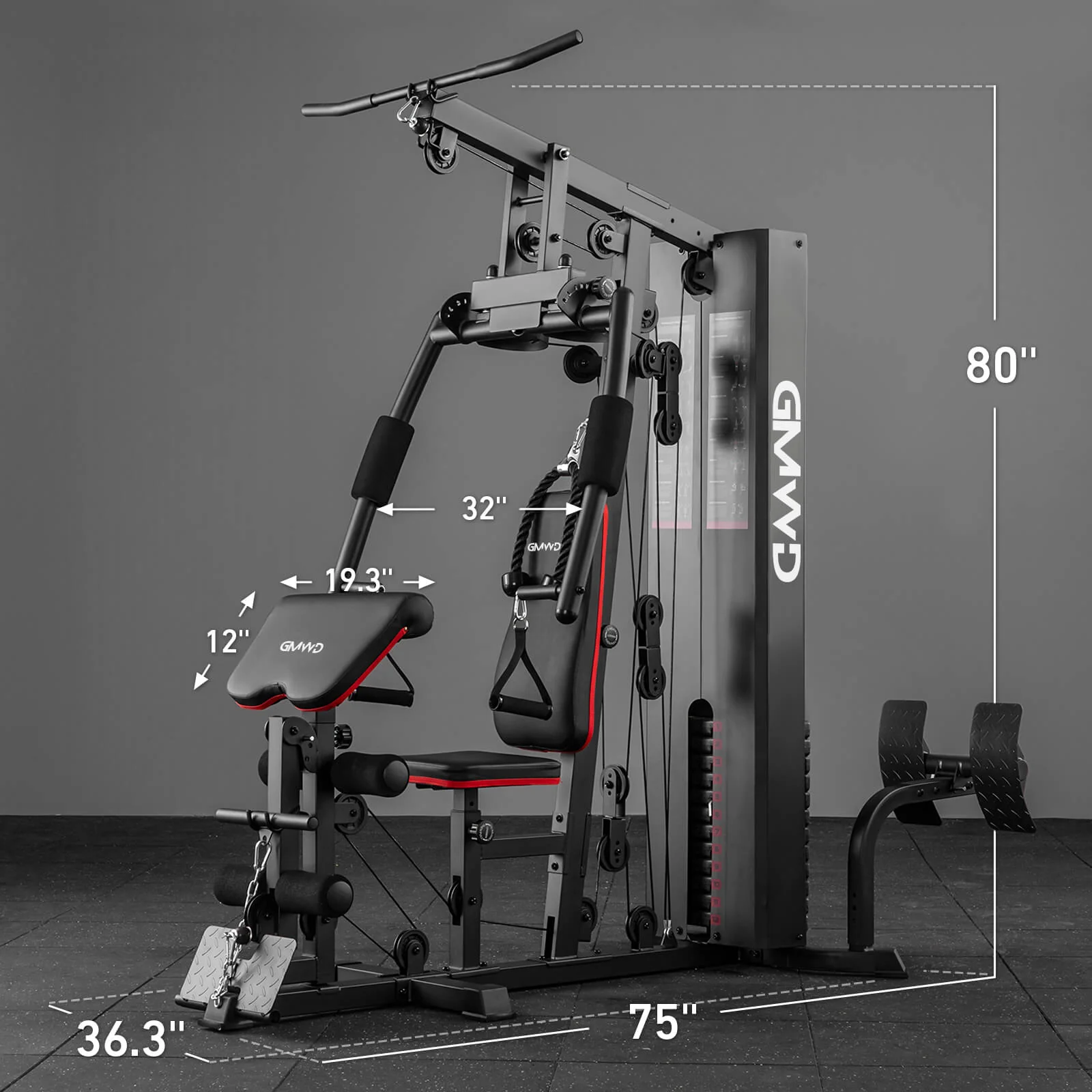 Multi Gym Station with Weight Stack HGS - Image 3