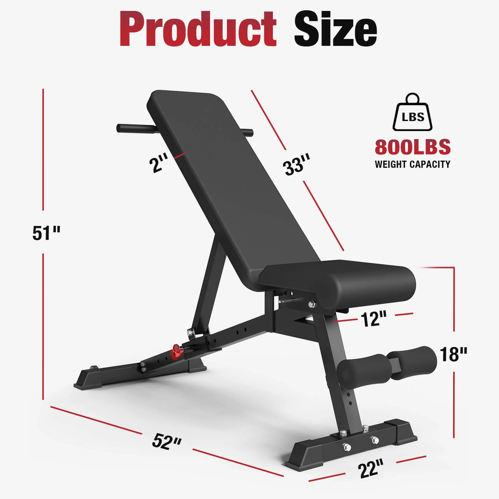 Adjustable FID Bench WB02 - Image 3